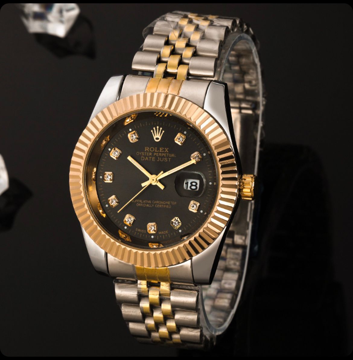ROLEX DATE JUST [BROWN DIAL]